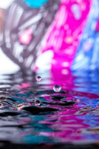ripples, capillary waves, water splashes